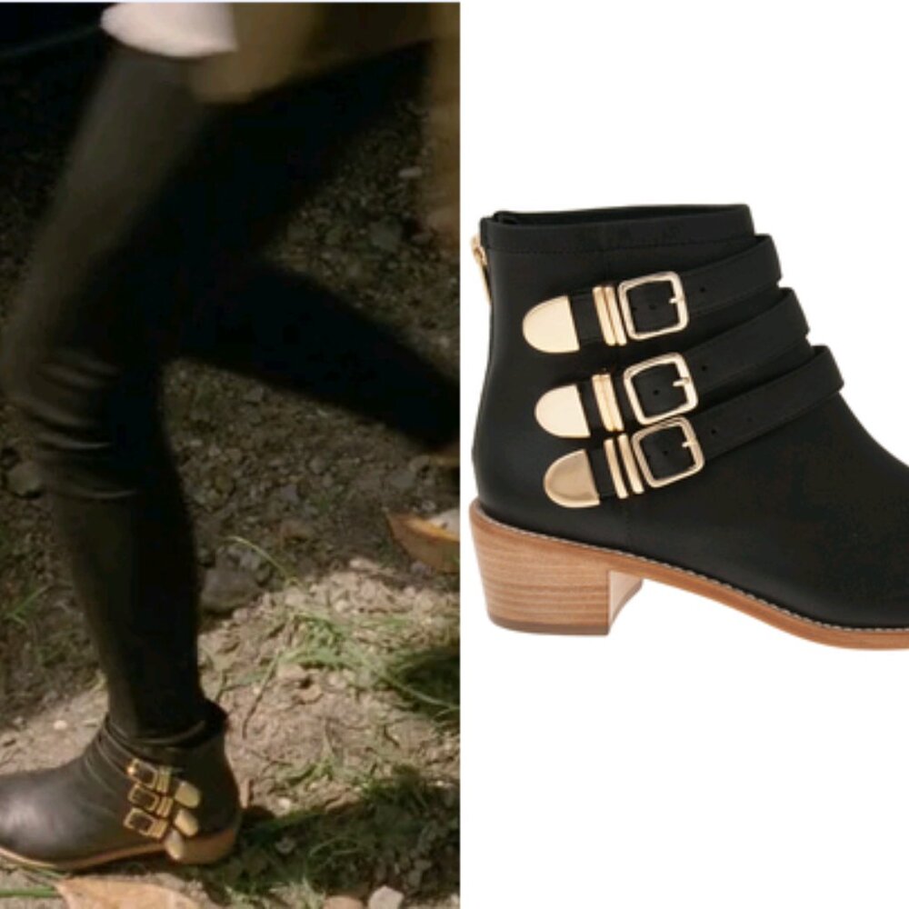 Zoe Benson Loefeller Randall Black Ankle Boots